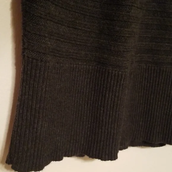 Elegant BLACK RIVET Knitted Dark Grey Dress Long Sleeves w Sequins Women Size S - Picture 7 of 16